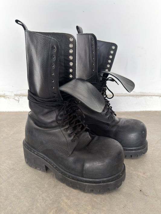 Balenciaga AW24 runway stomper boots
