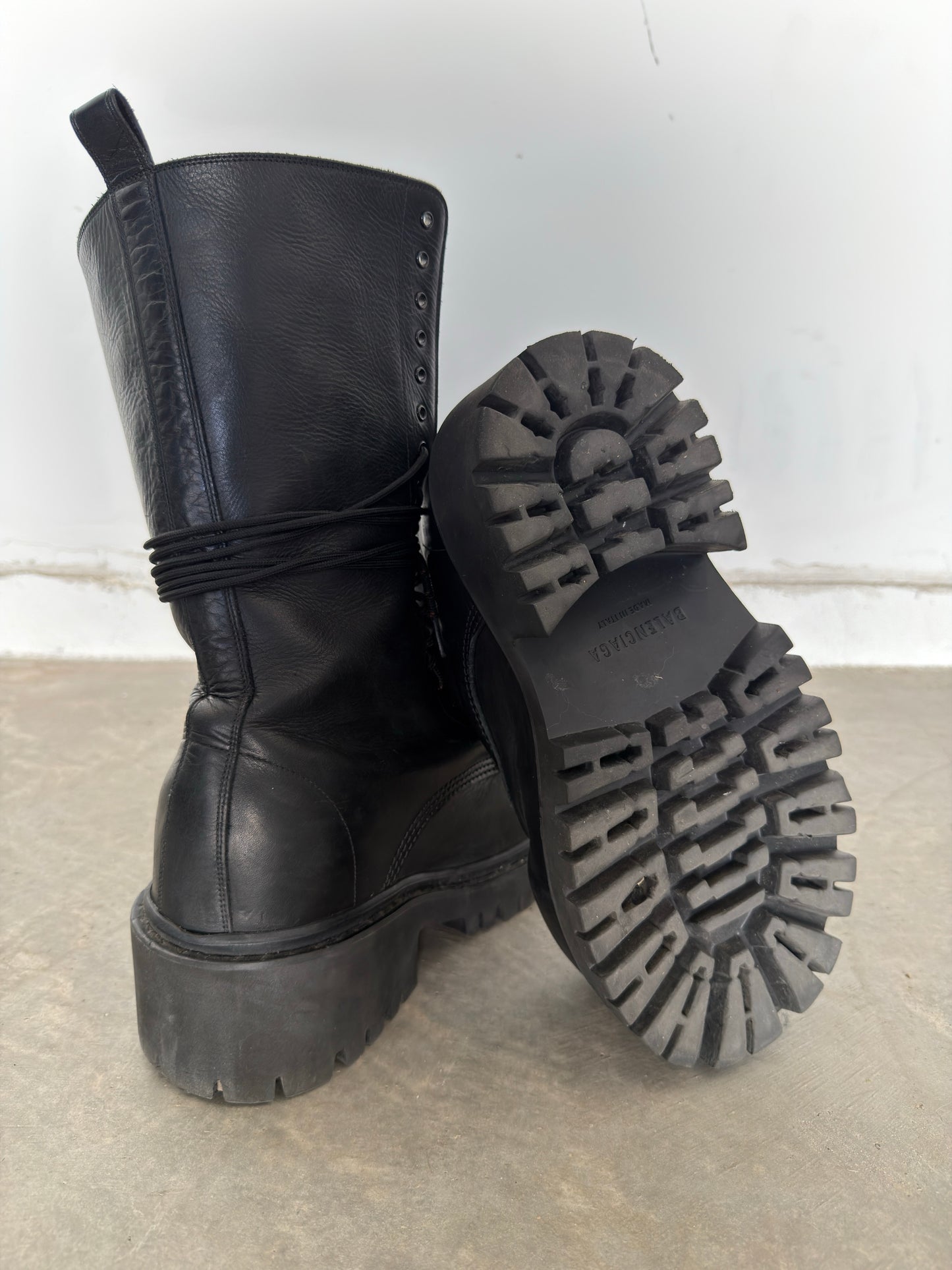 Balenciaga AW24 runway stomper boots