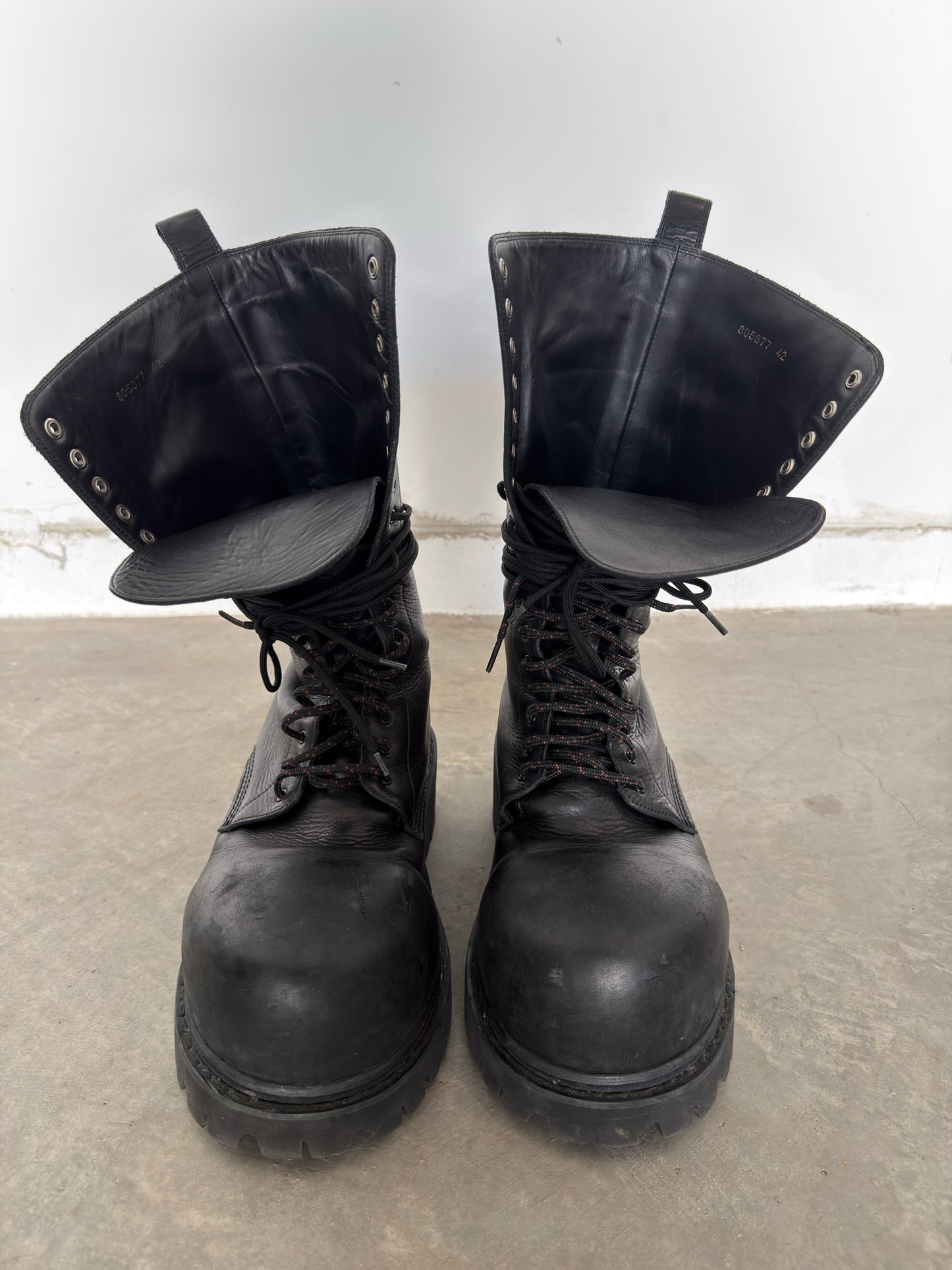 Balenciaga AW24 runway stomper boots