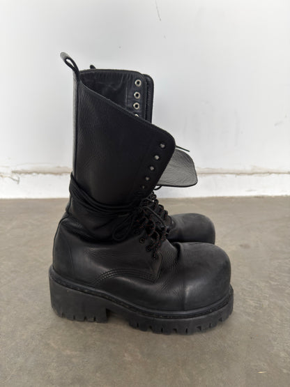 Balenciaga AW24 runway stomper boots