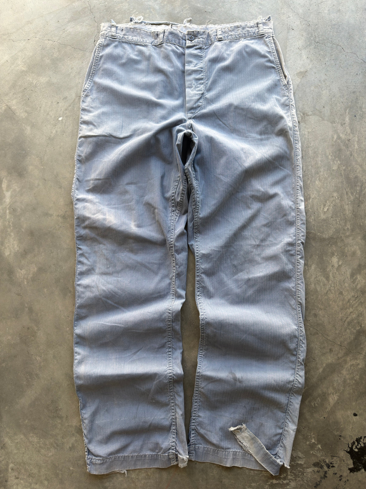 50s HBT fader workwear chinos