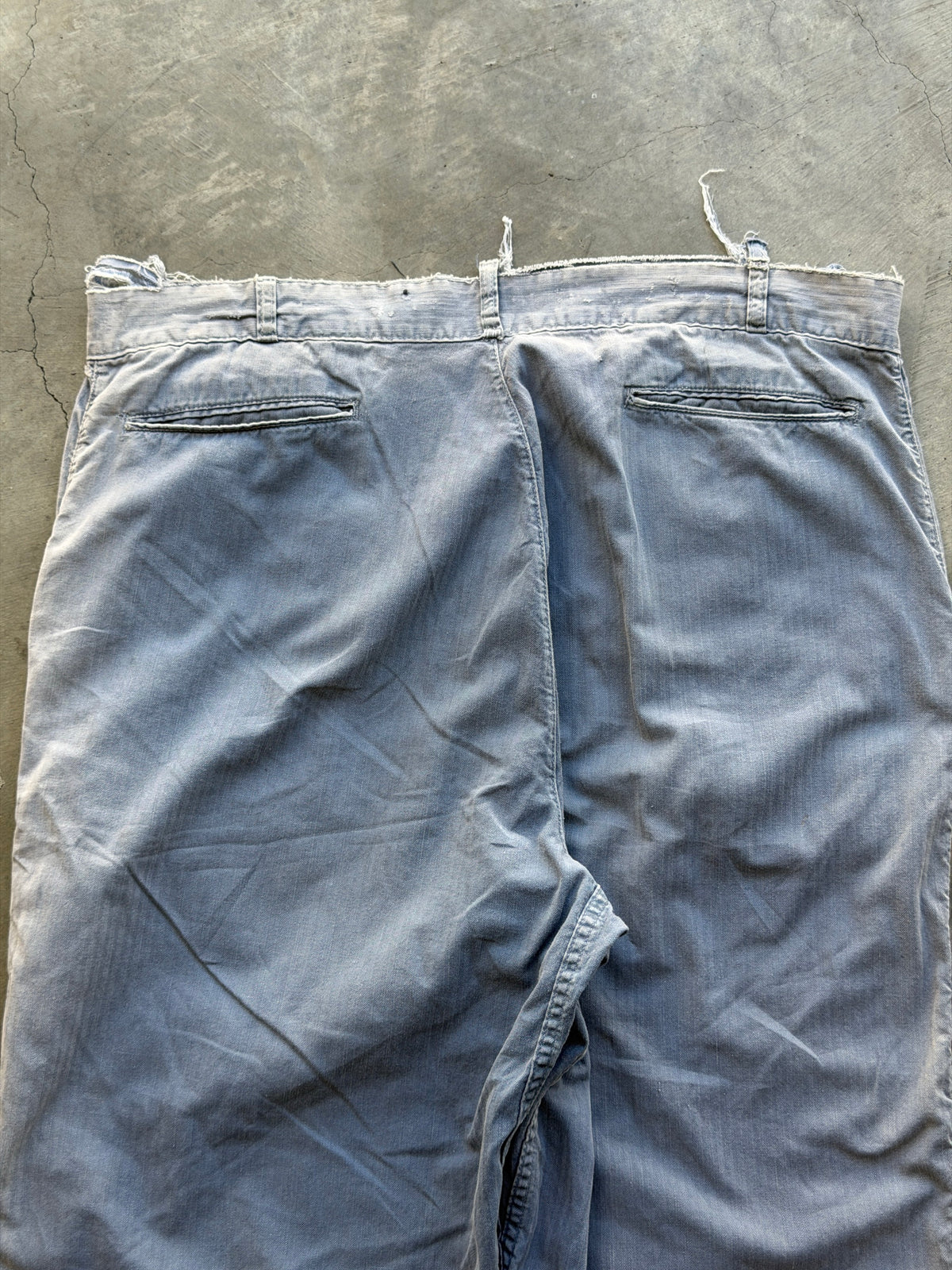 50s HBT fader workwear chinos
