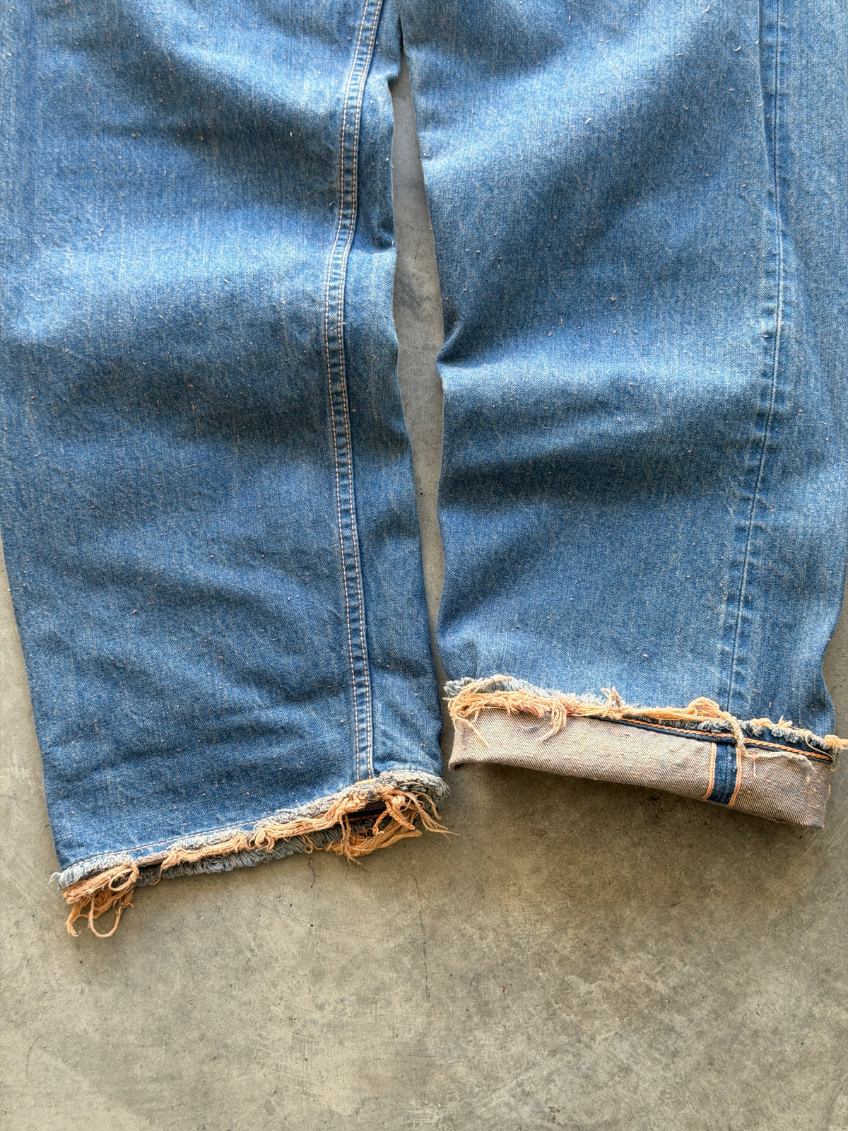 heavy selvedge miner denim
