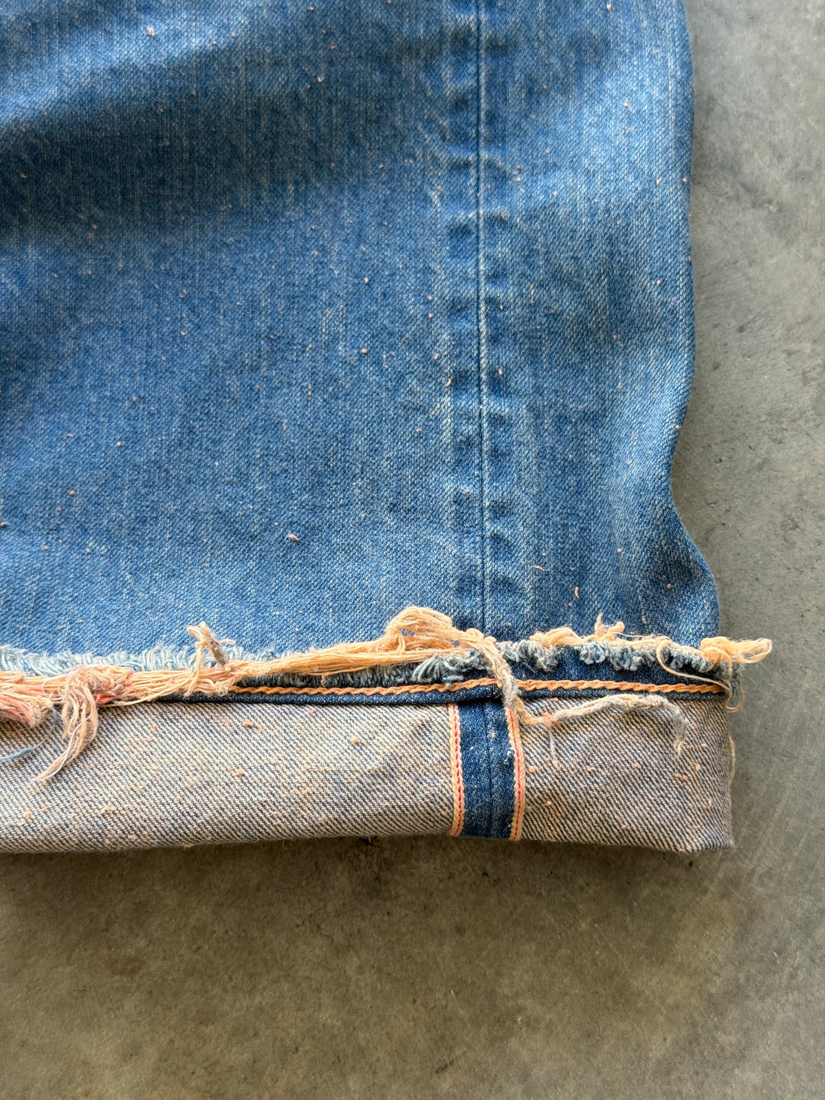 heavy selvedge miner denim