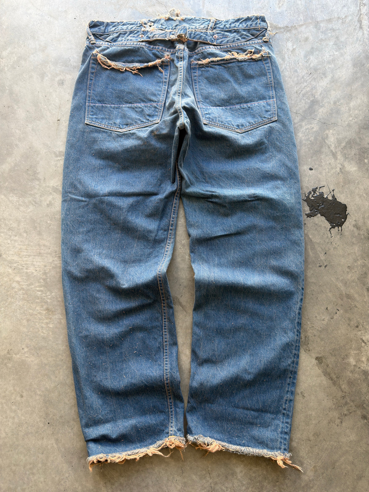 heavy selvedge miner denim