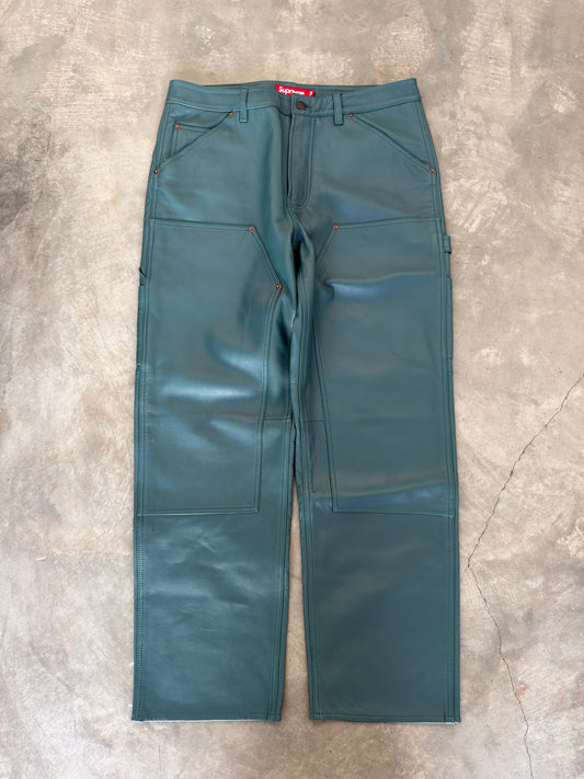 Supreme Leather Double Knee Dusty Teal