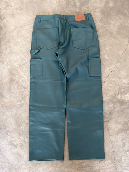 Supreme Leather Double Knee Dusty Teal