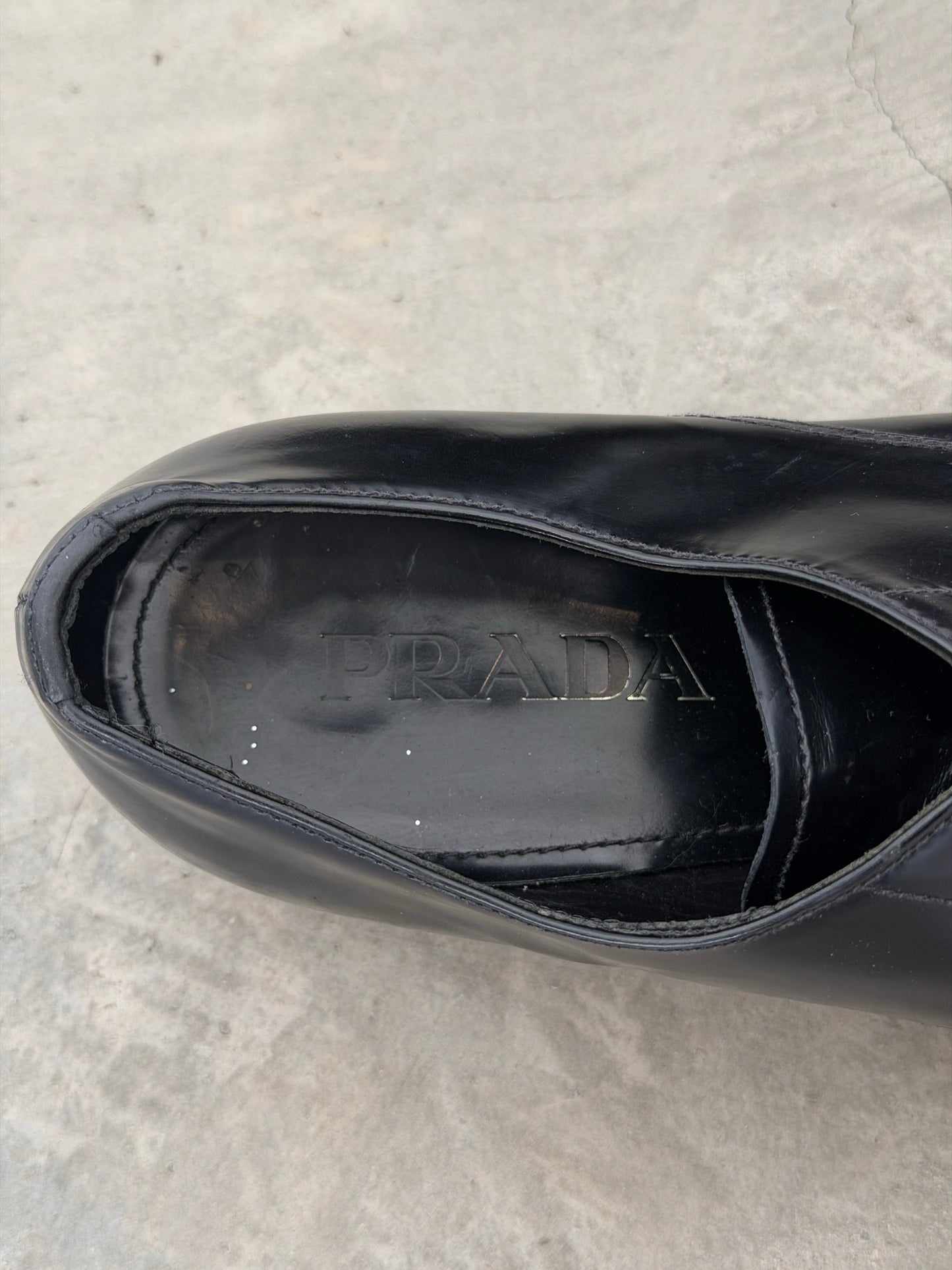 vintage prada loafers