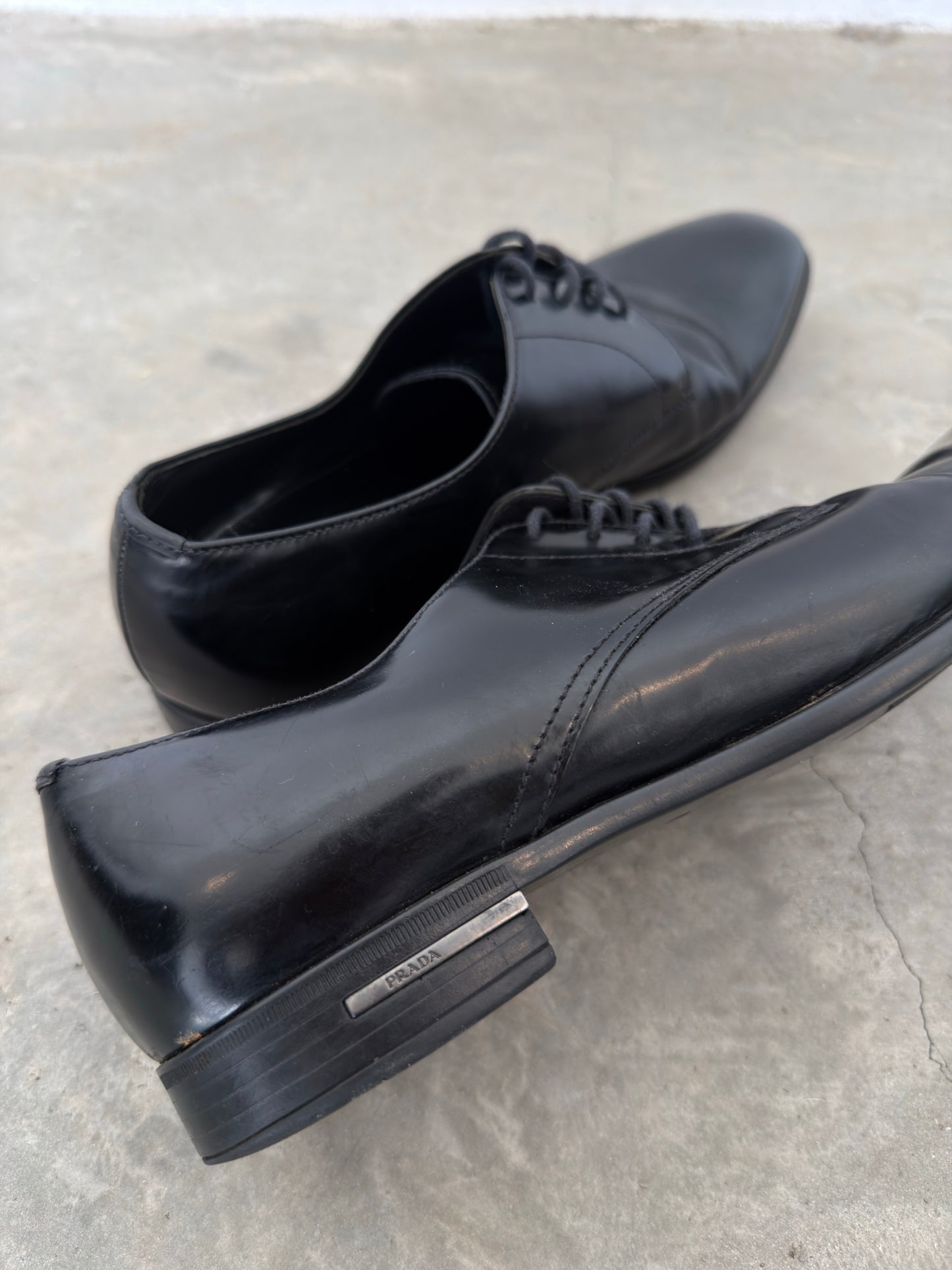 vintage prada loafers