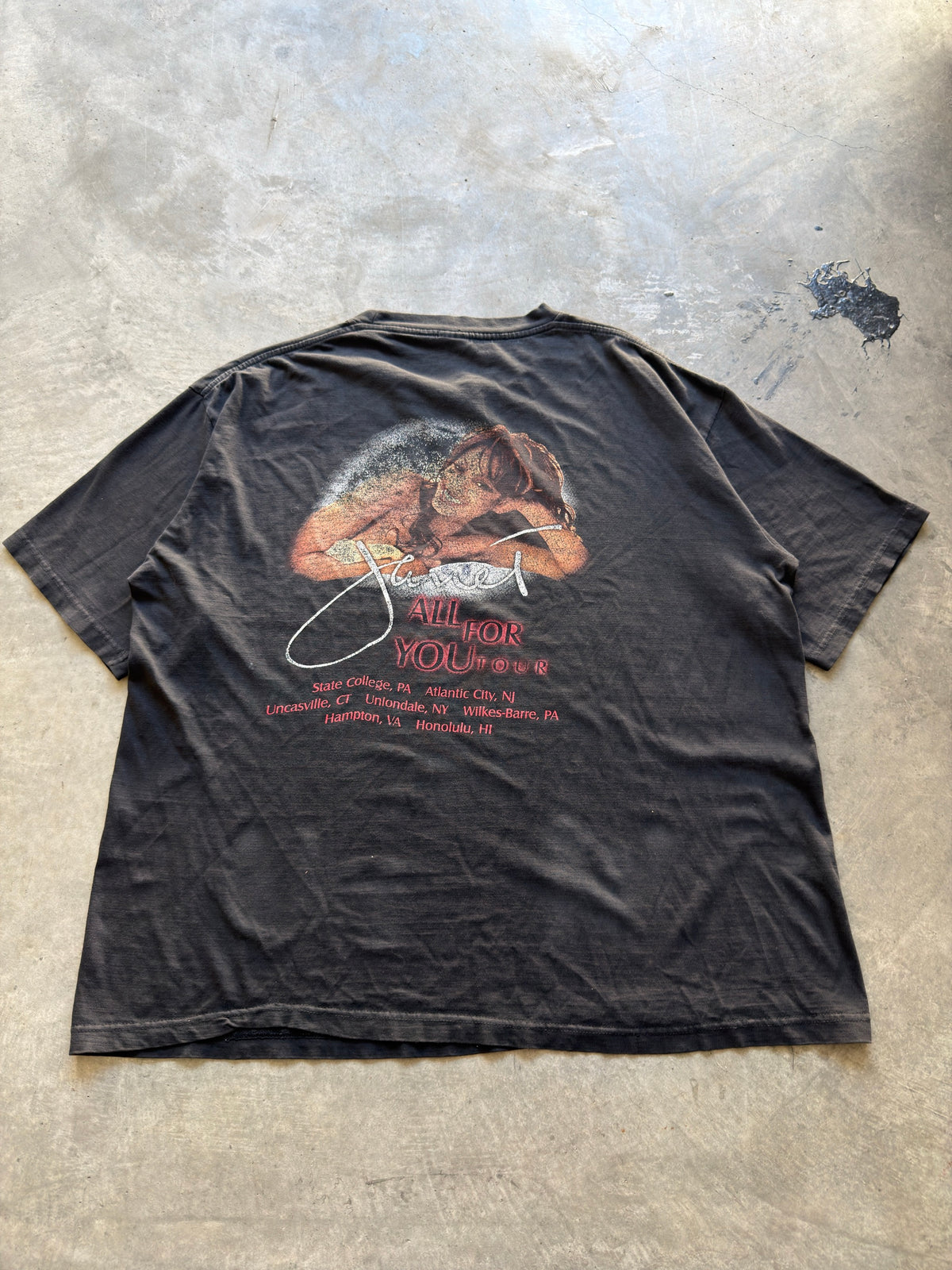 Janet Jackson "all for you" tour tee