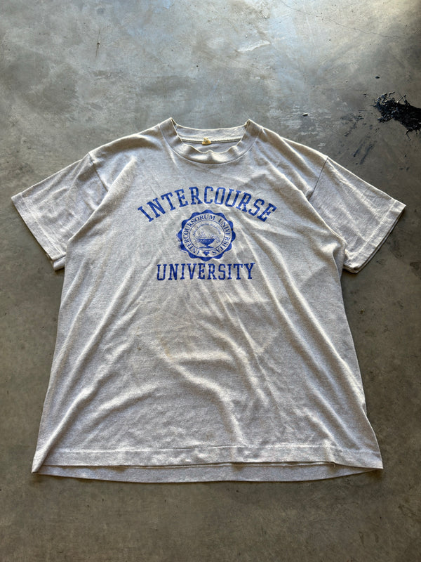 80s intercourse university tee