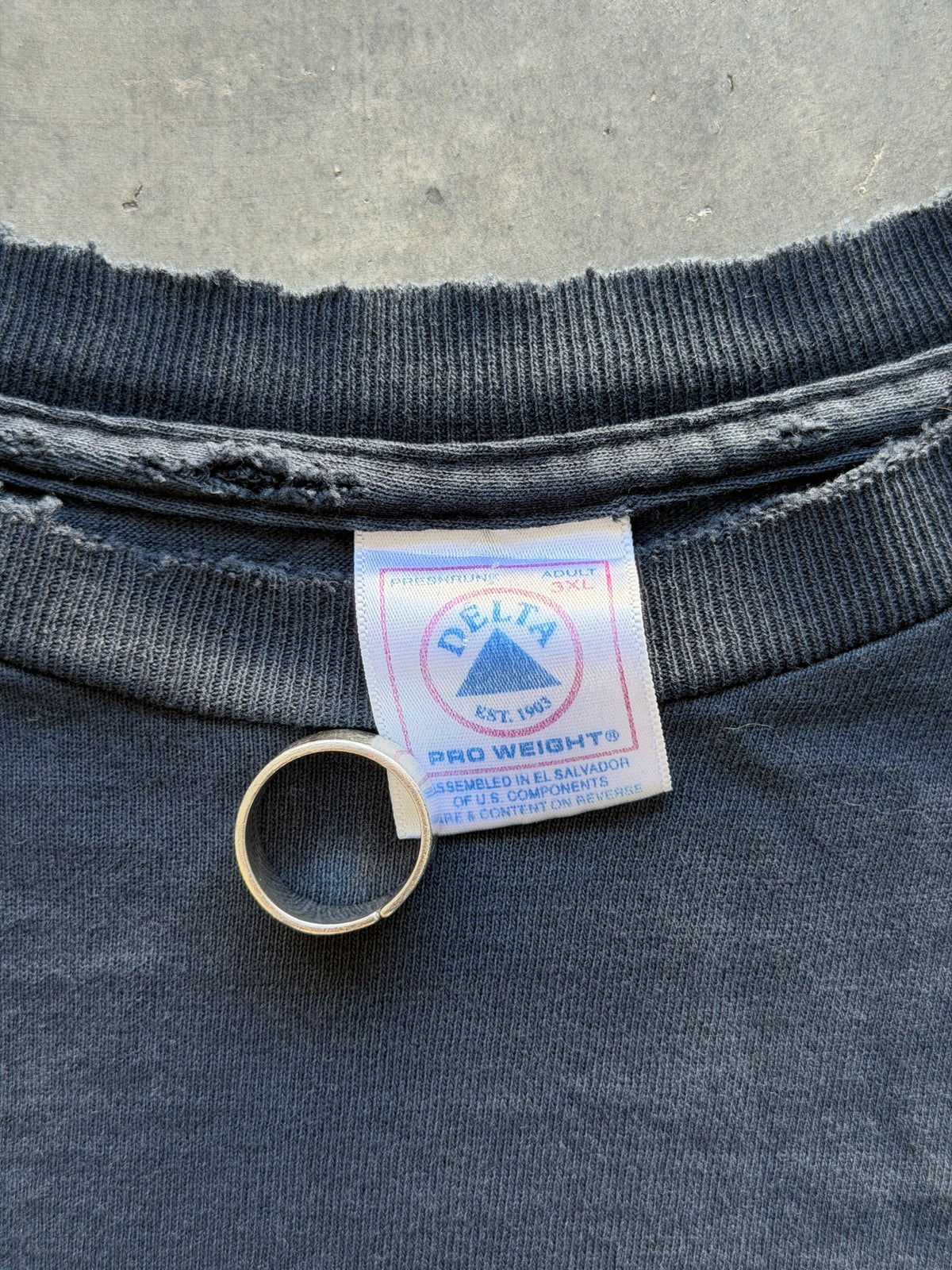 LBC distressed tee