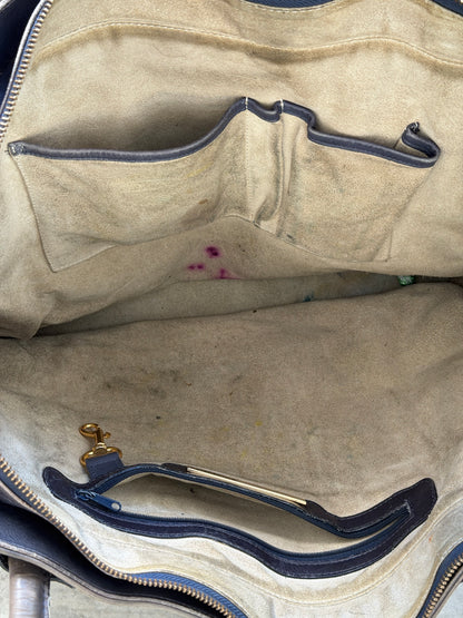 vintage leather rivet bag