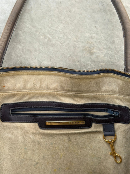 vintage leather rivet bag