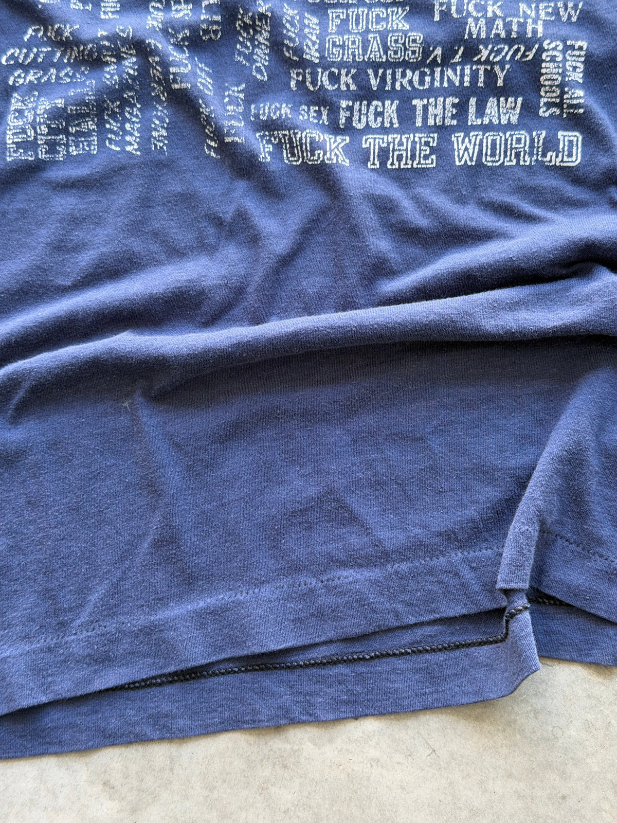 70s Fuck everything tee