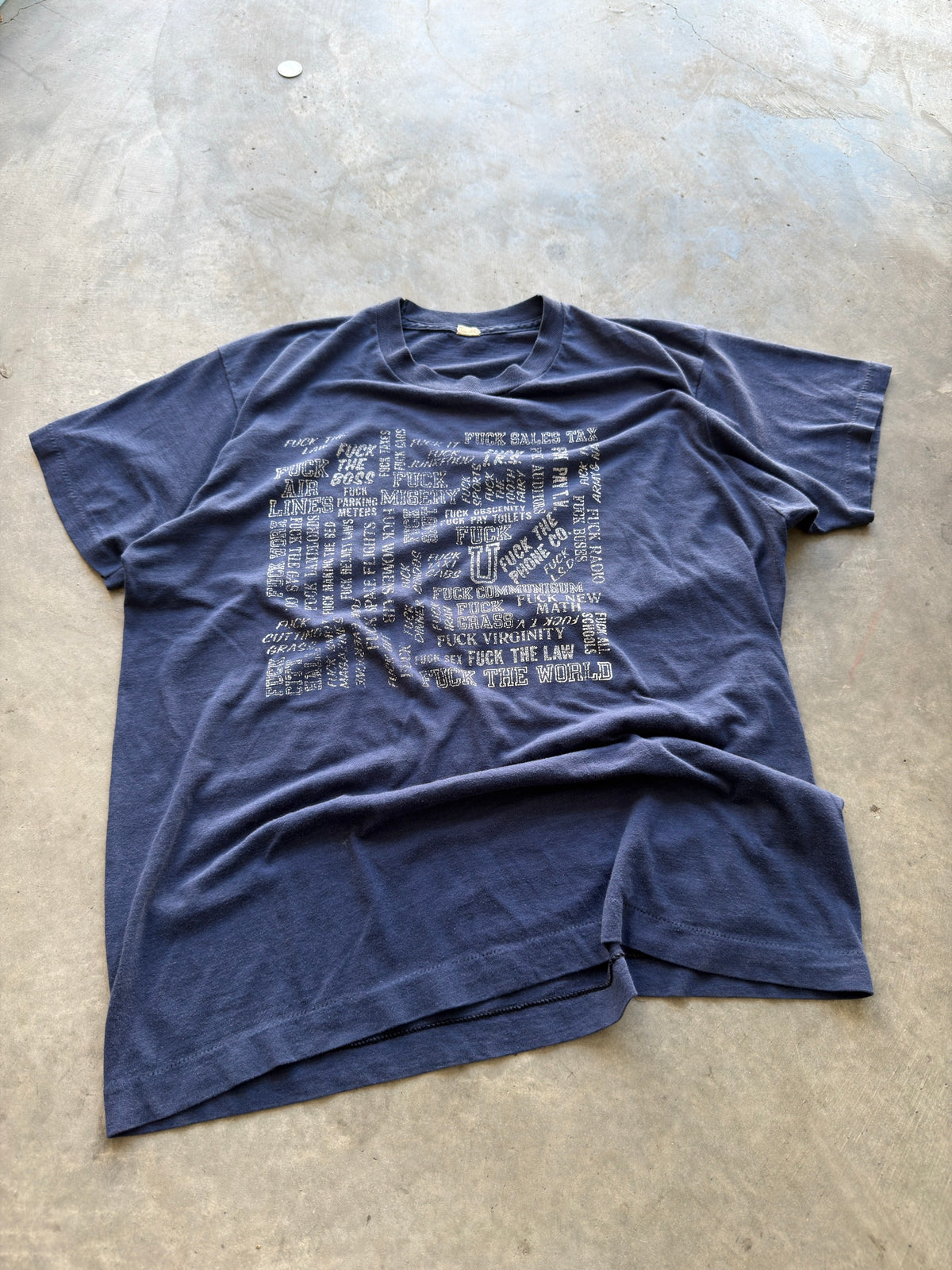 70s Fuck everything tee