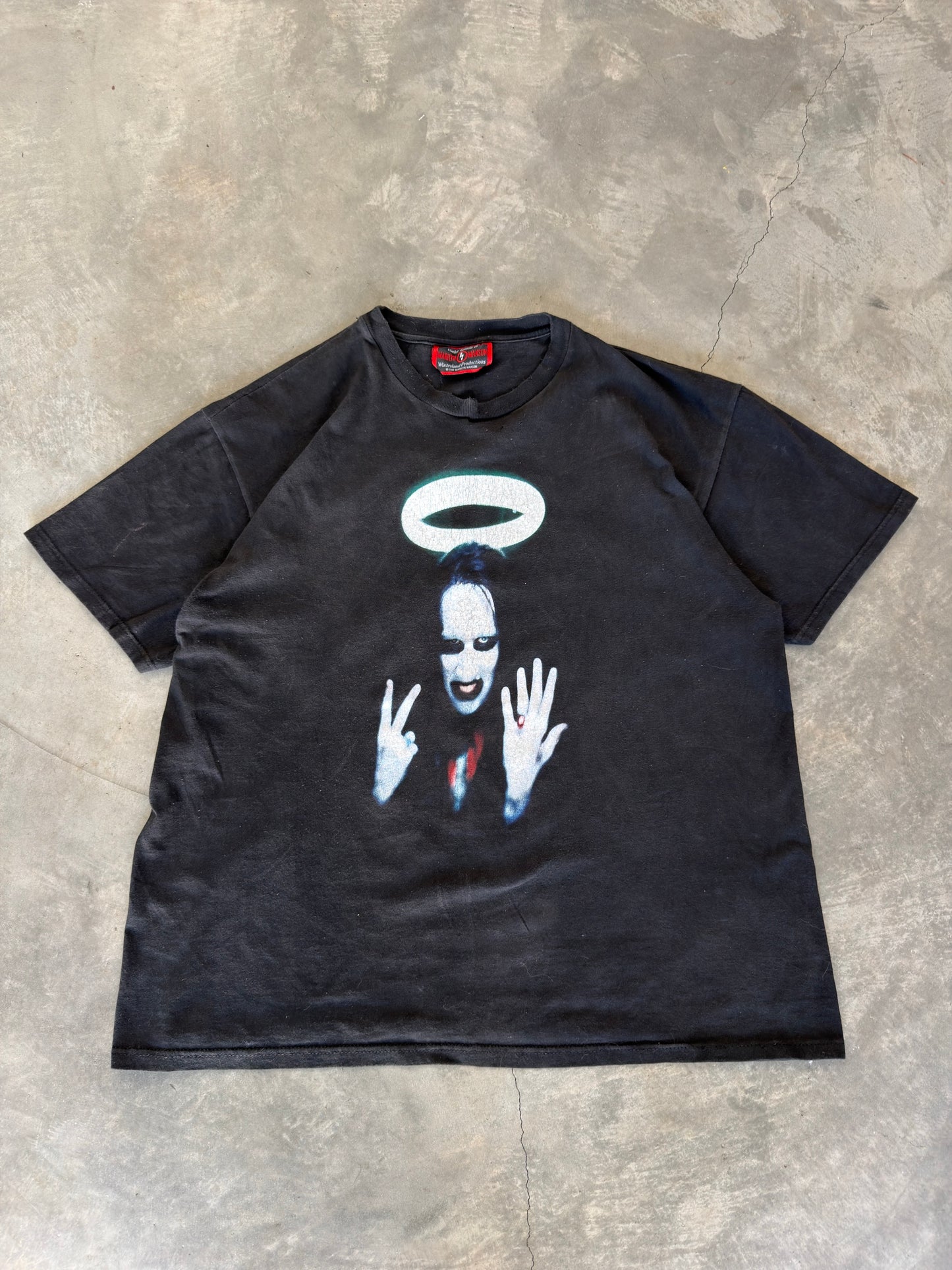 1997 Marylin Manson “enough middle fingers” tee