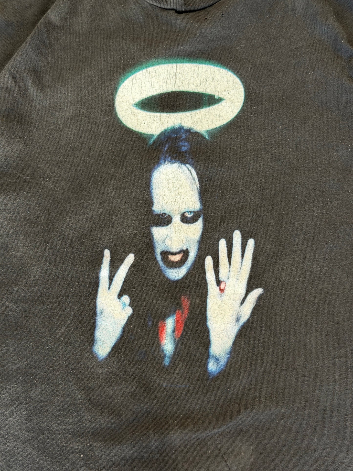 1997 Marylin Manson “enough middle fingers” tee