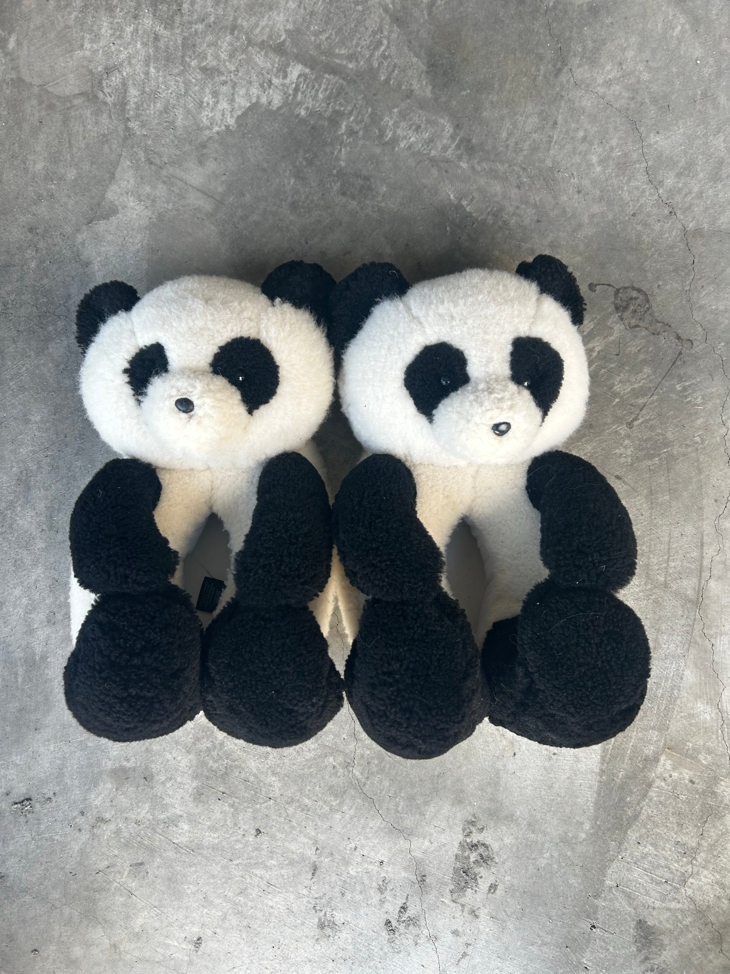 Vetements panda slippers