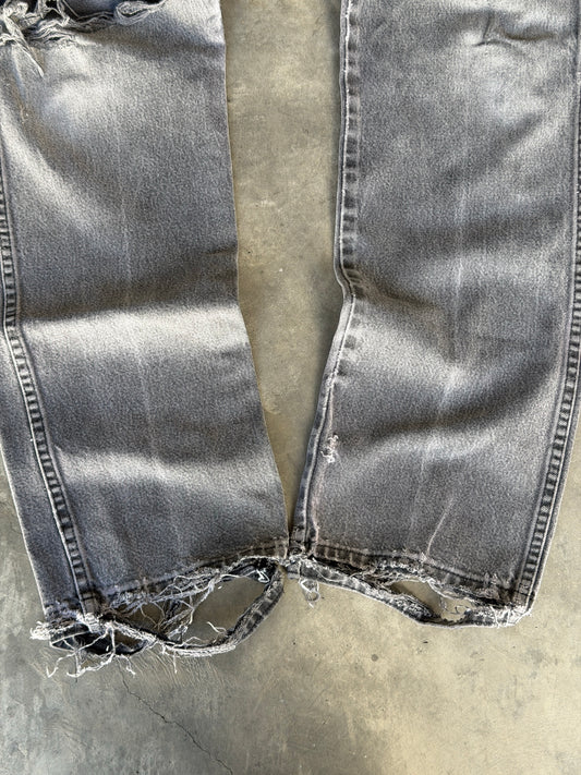 90s thrashed wrangler denim