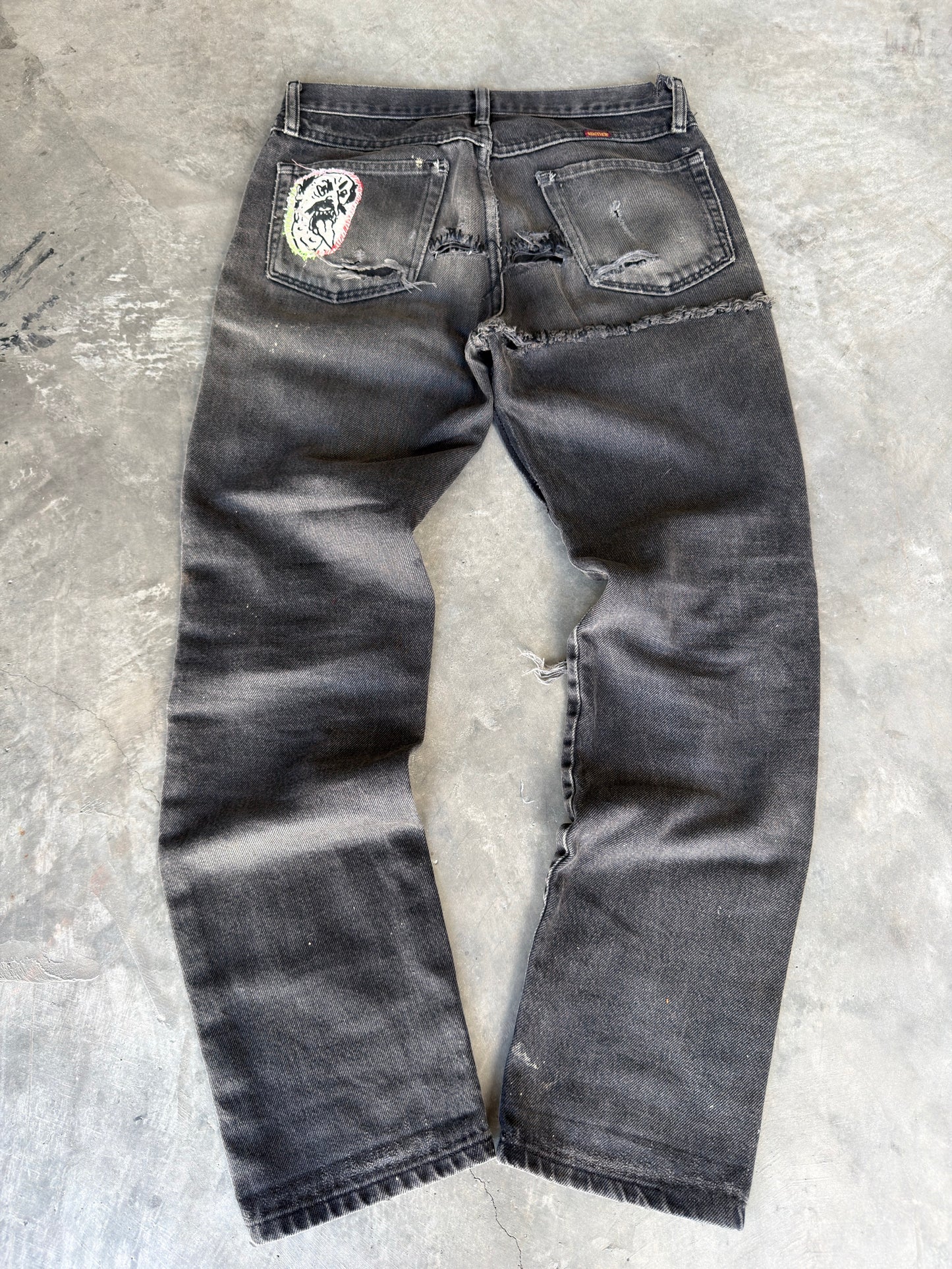 90s thrasher rustler denim