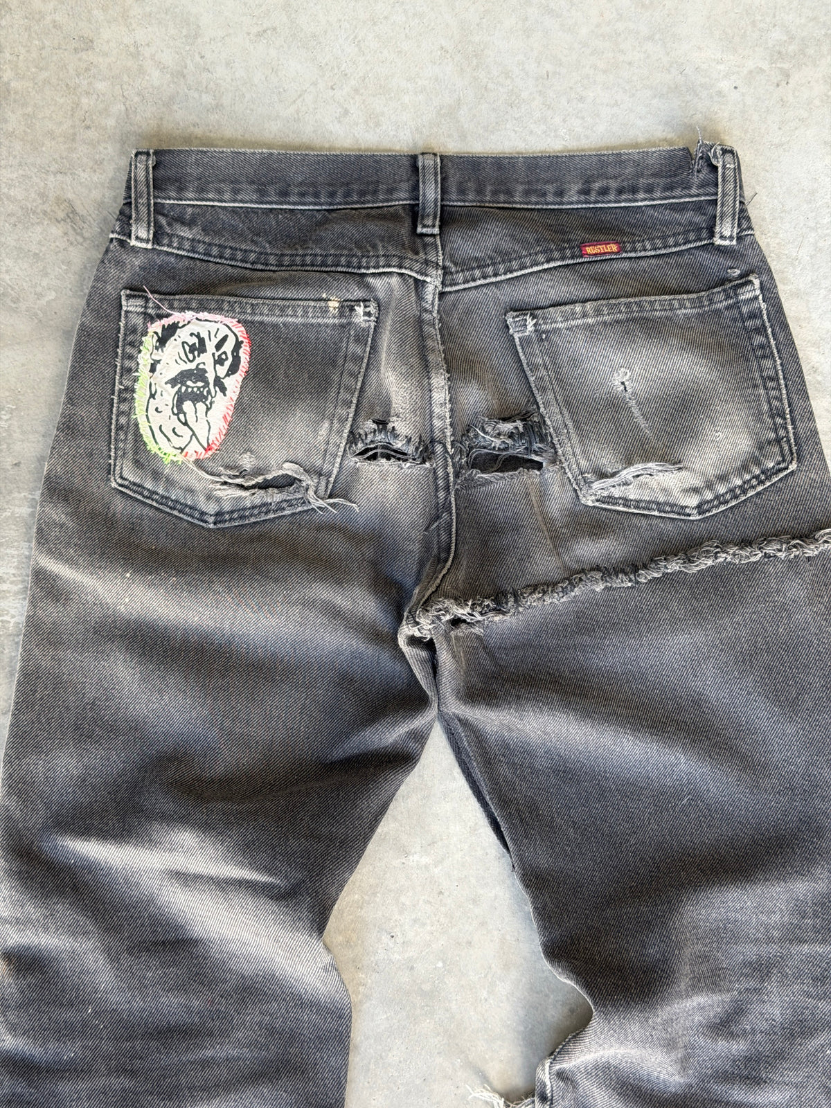 90s thrasher rustler denim
