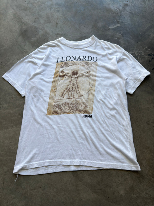 Leonardo Da Vinci "vitruvian man" tee