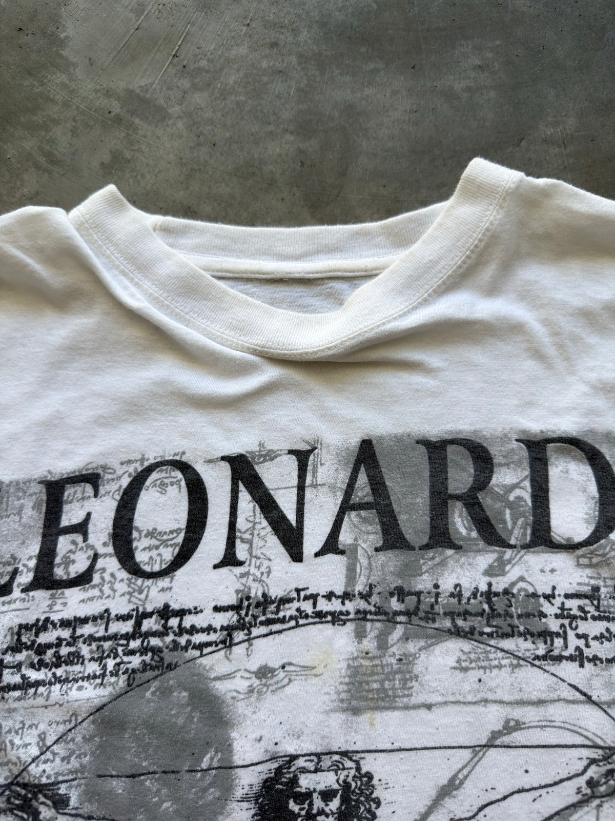 Leonardo Da Vinci "vitruvian man" tee