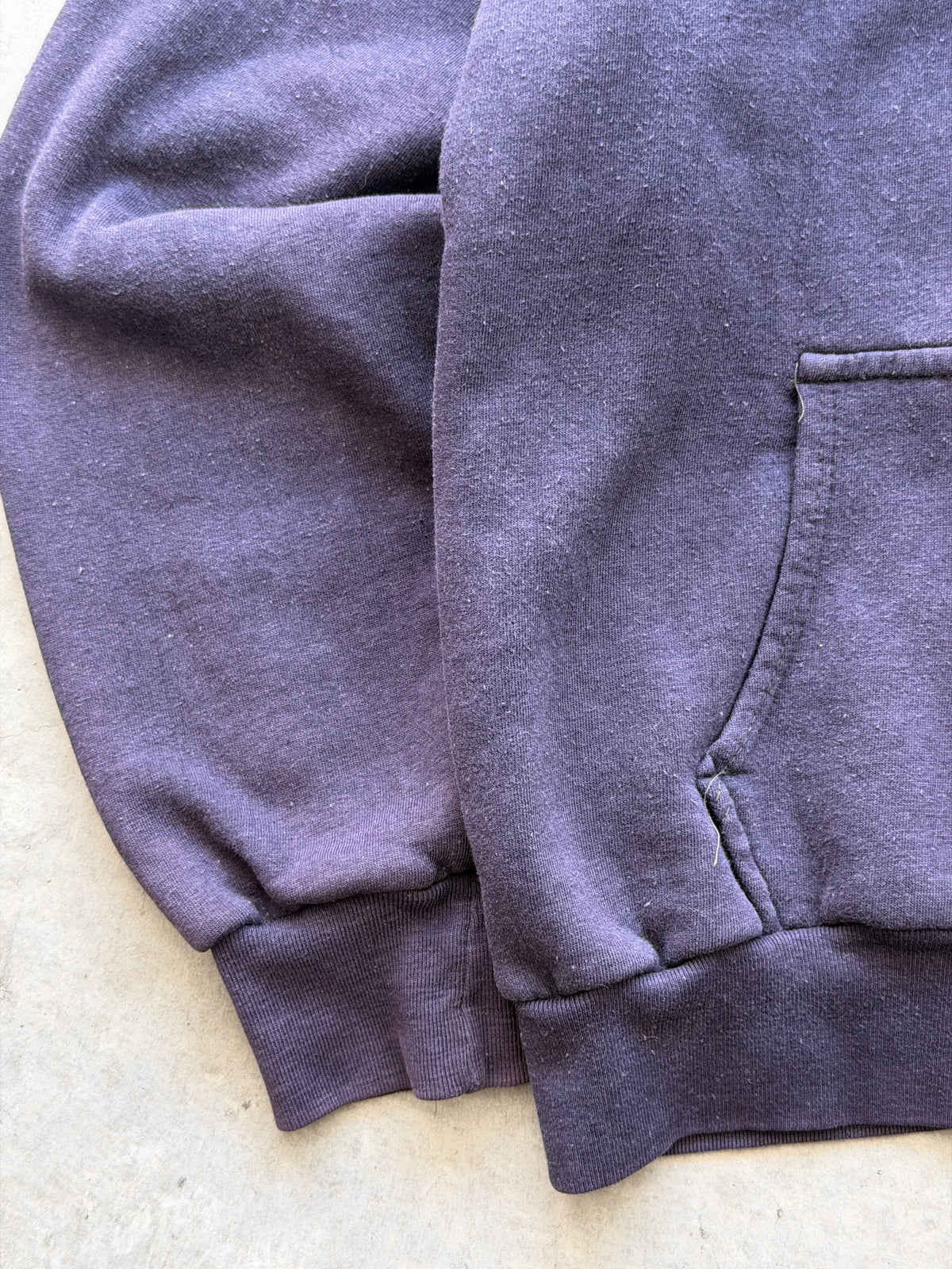 80s thermal lined zip up