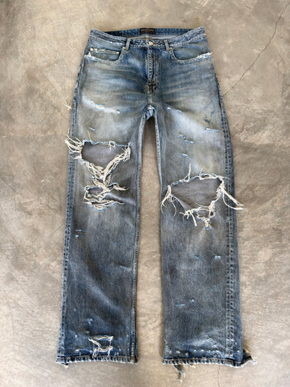 Balenciaga SS23 mudshow denim