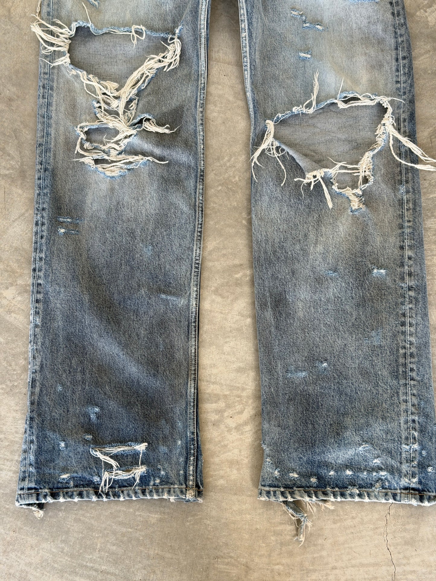 Balenciaga SS23 mudshow denim