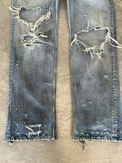 Balenciaga SS23 mudshow denim
