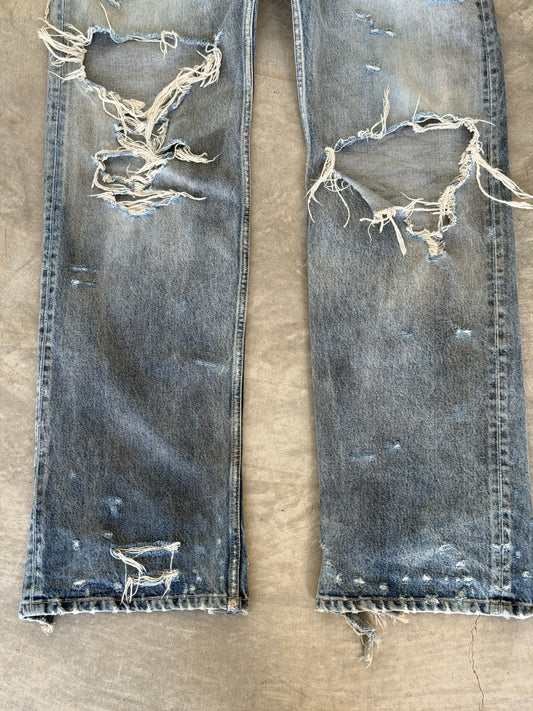 Balenciaga SS23 mudshow denim
