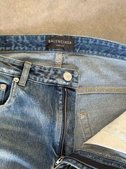 Balenciaga SS23 mudshow denim