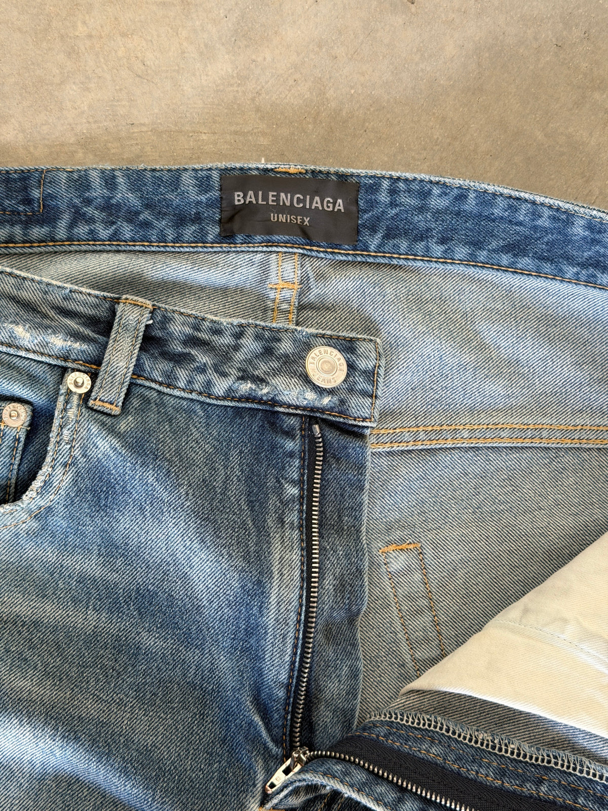 Balenciaga SS23 mudshow denim