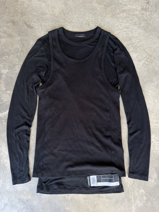 Unreleased Narcissist layered L/S tank top