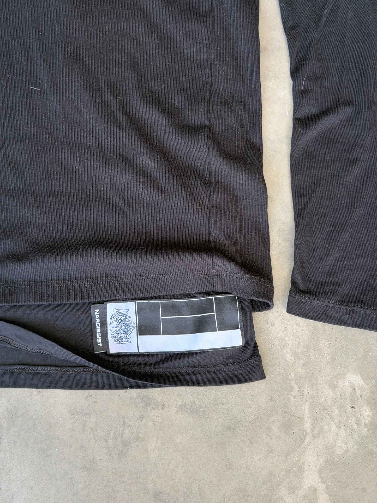 Unreleased Narcissist layered L/S tank top