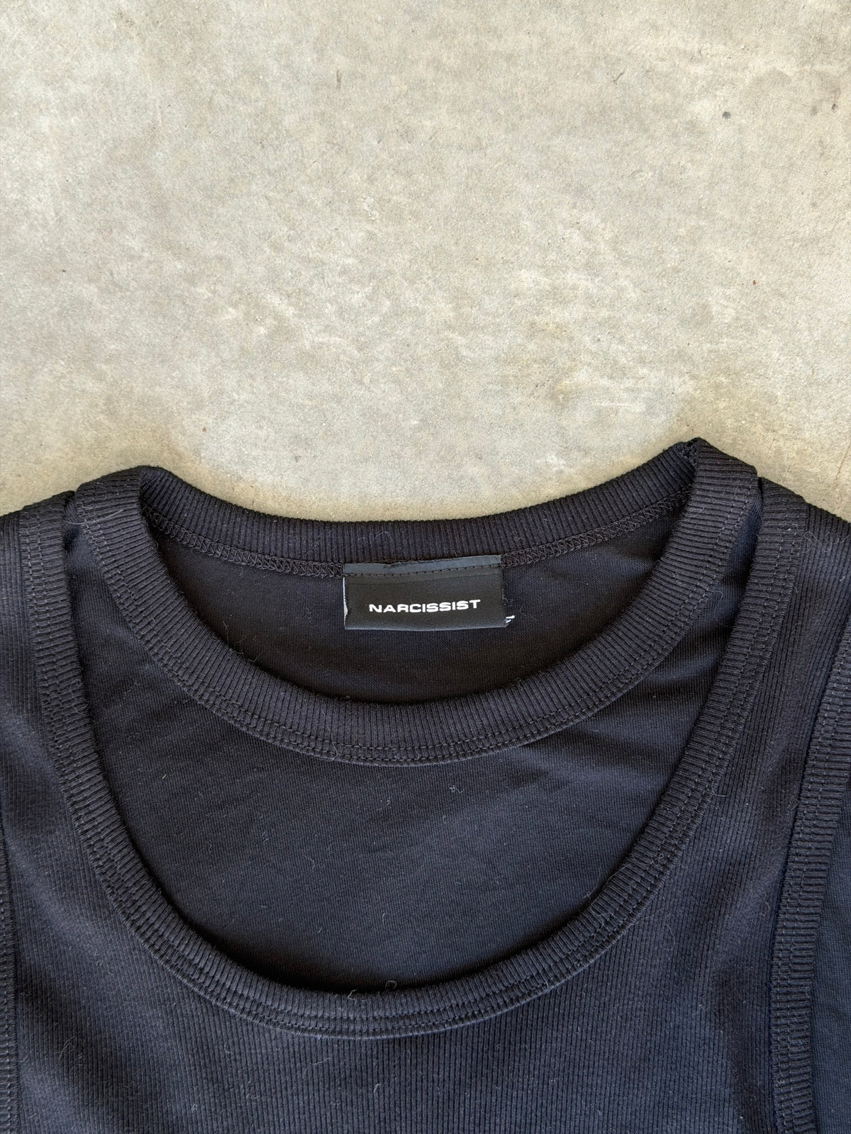 Unreleased layered L/S tank top