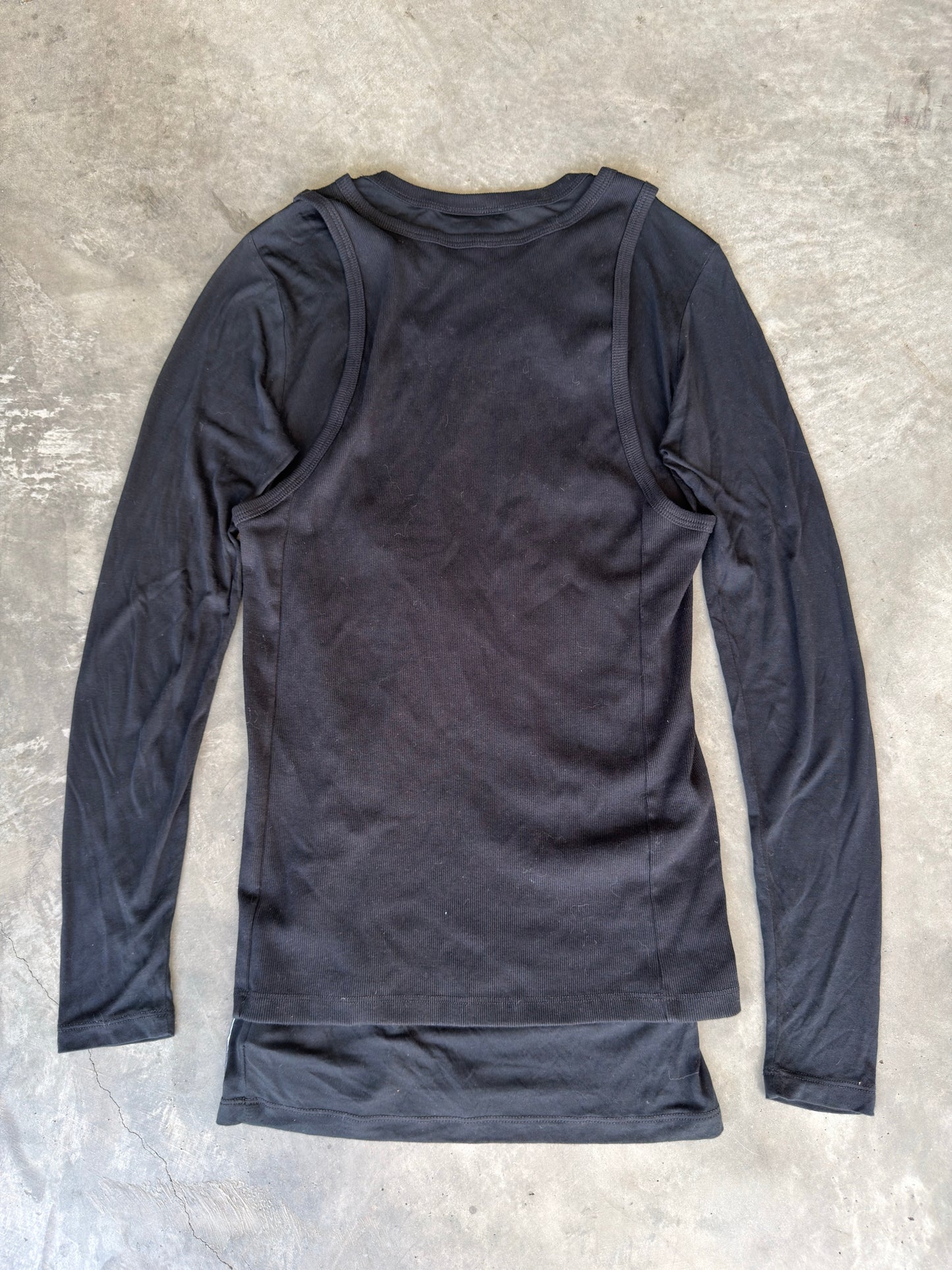 Unreleased Narcissist layered L/S tank top