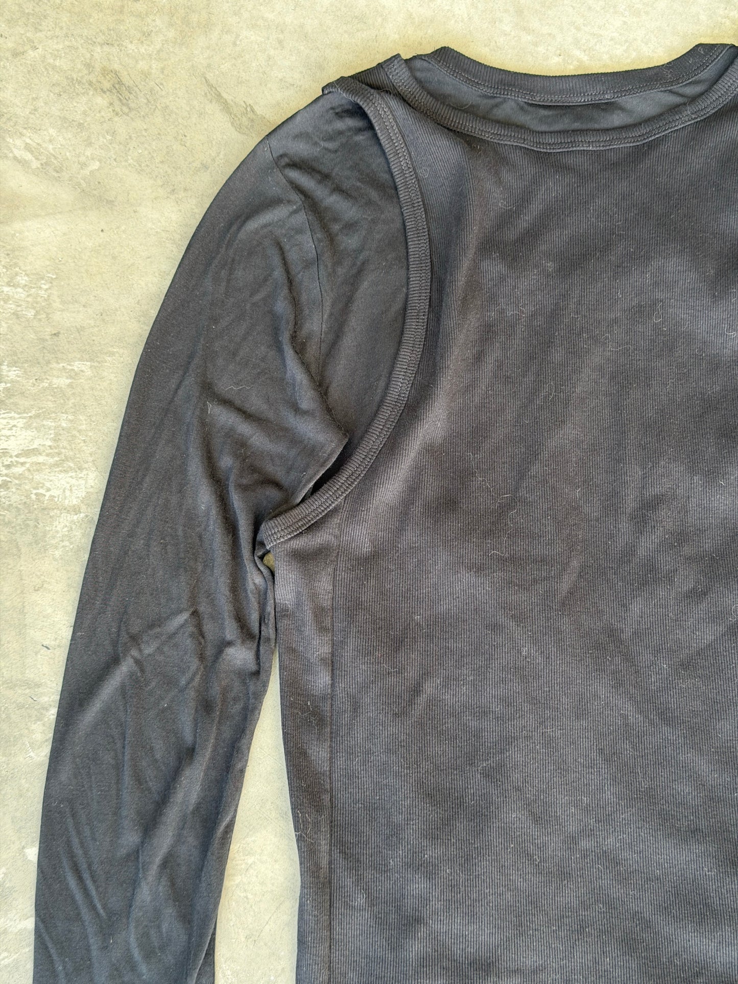 Unreleased Narcissist layered L/S tank top