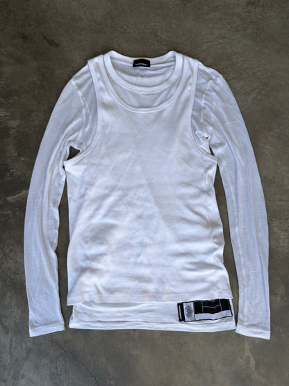 Unreleased Narcissist layered L/S tank top
