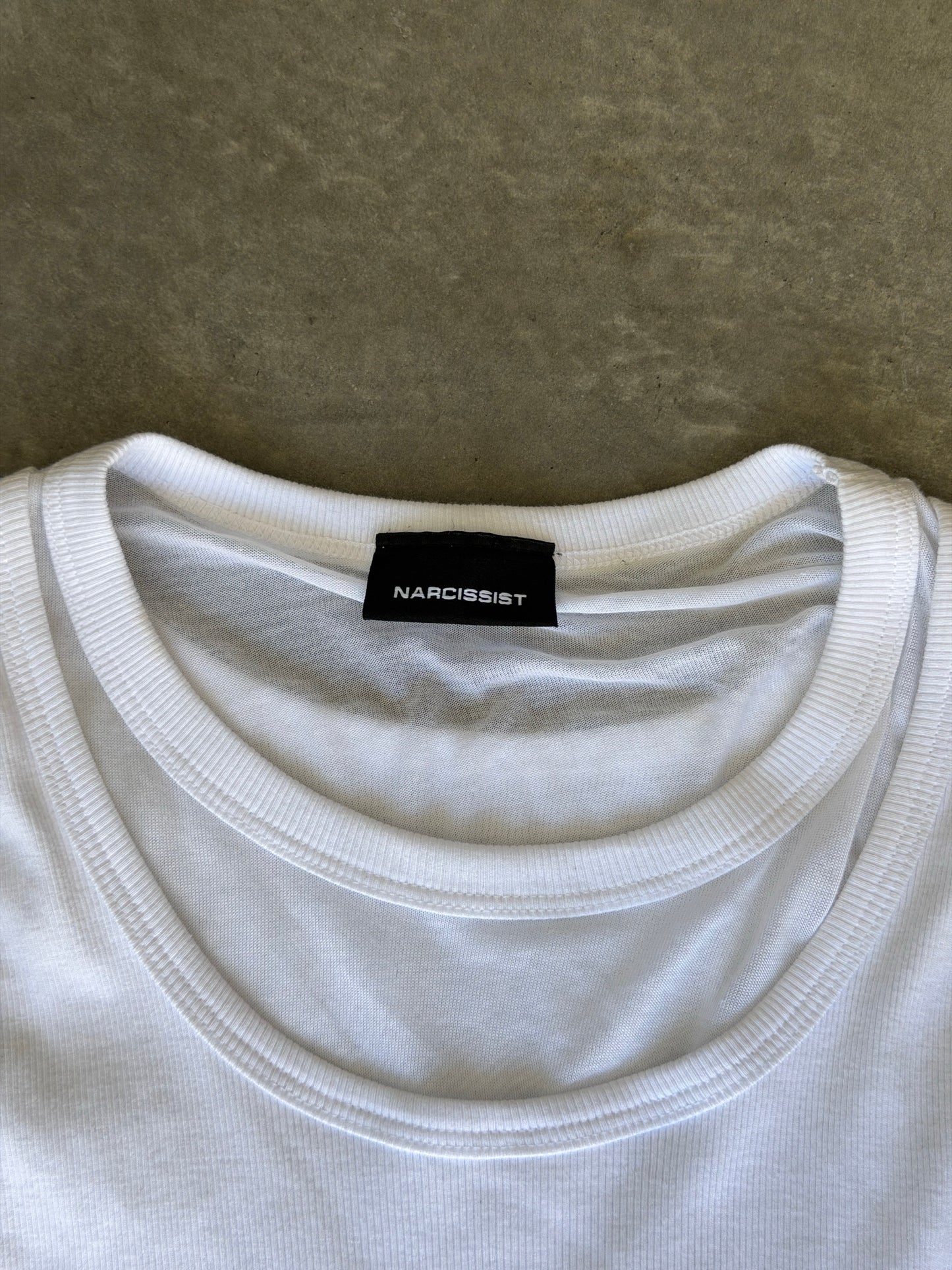 Unreleased Narcissist layered L/S tank top