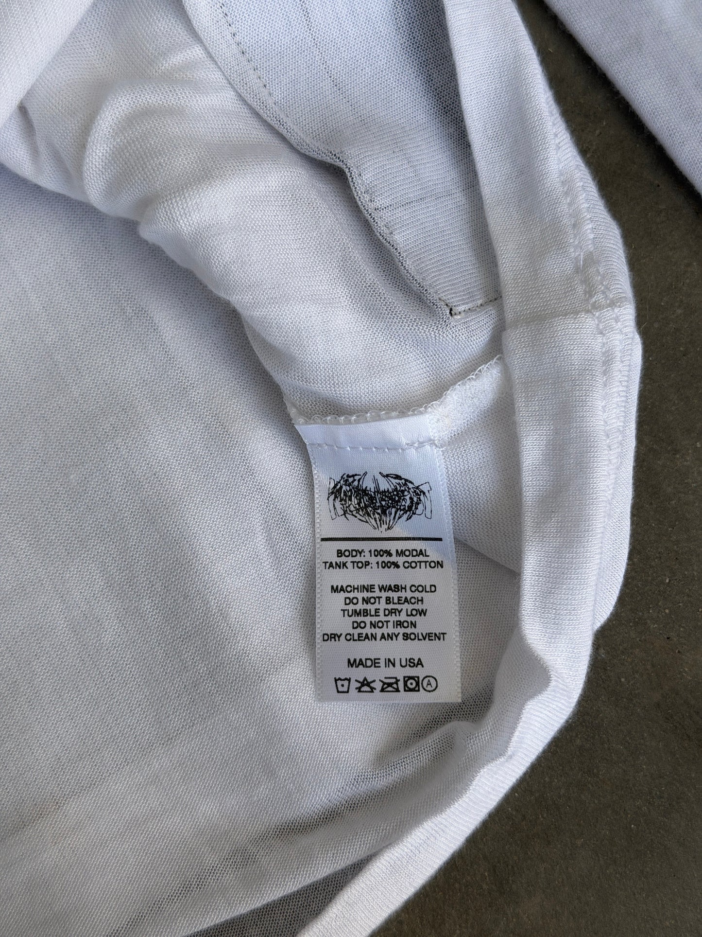 Unreleased Narcissist layered L/S tank top