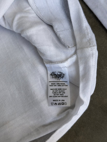 Unreleased Narcissist layered L/S tank top