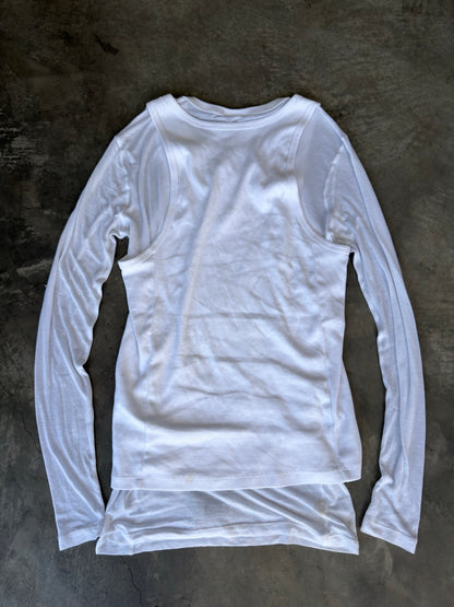 Unreleased Narcissist layered L/S tank top