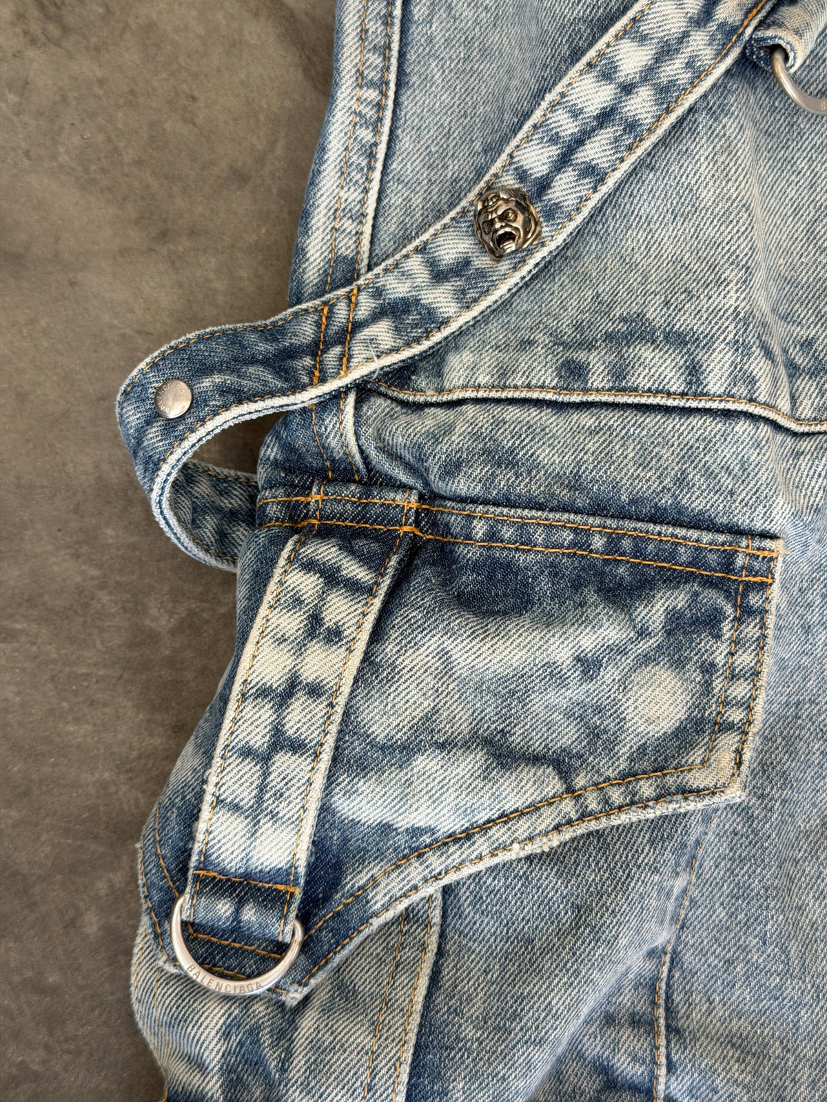 baggy blue raver denim