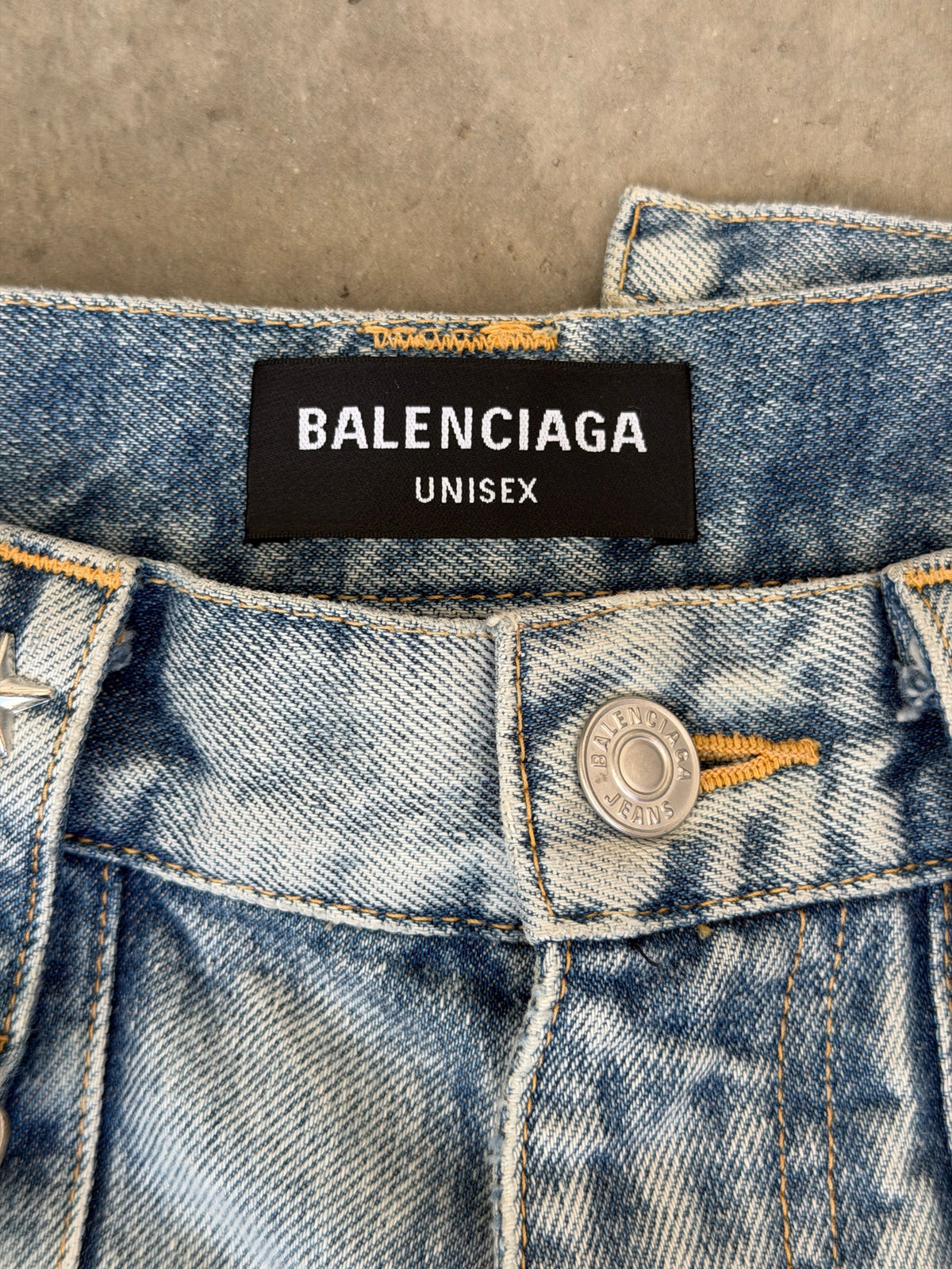 baggy blue raver denim