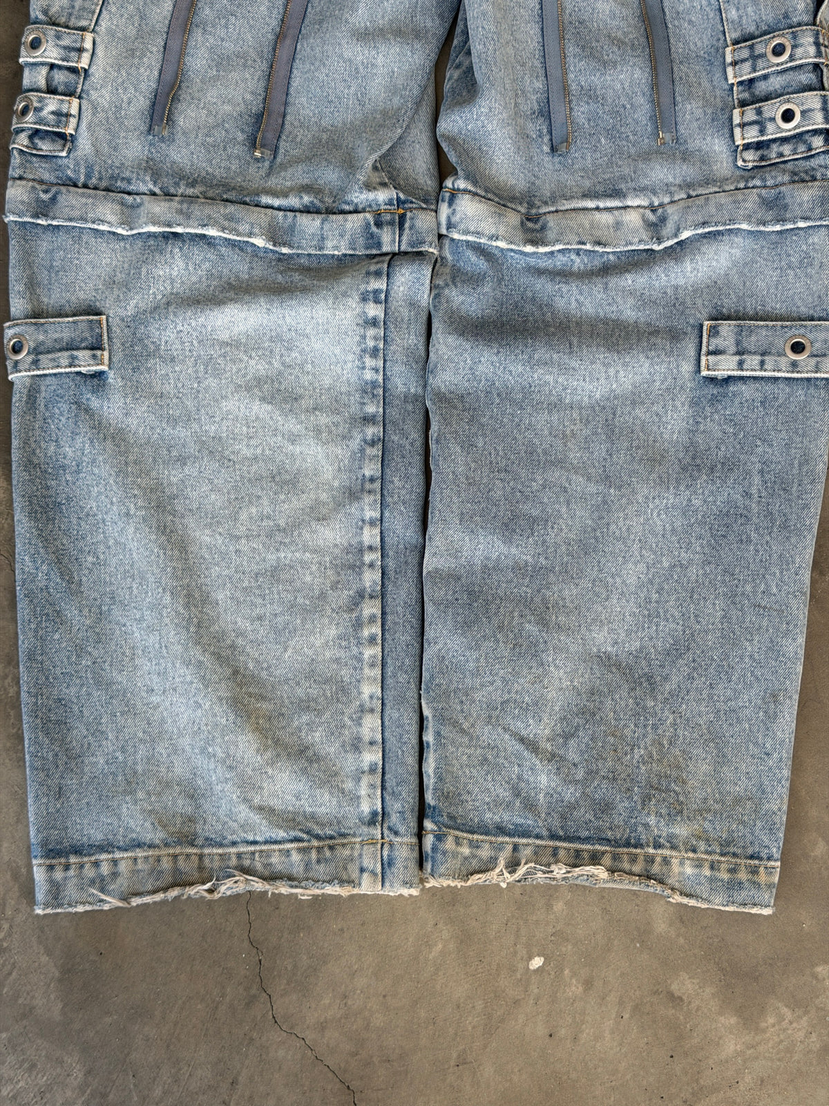 baggy blue raver denim