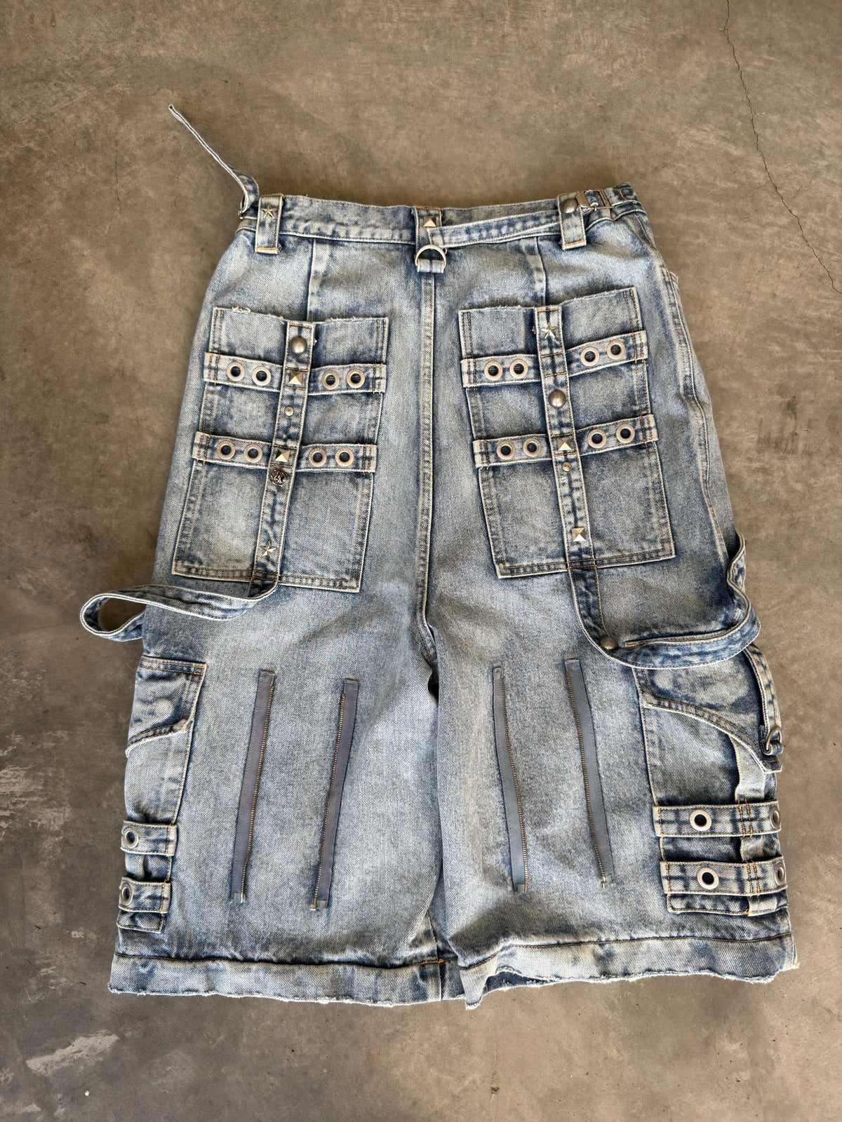 baggy blue raver denim
