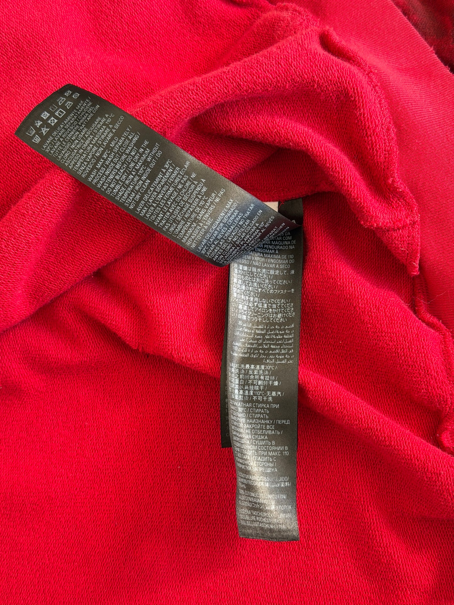 Balenciaga SS23 red skater hoodie